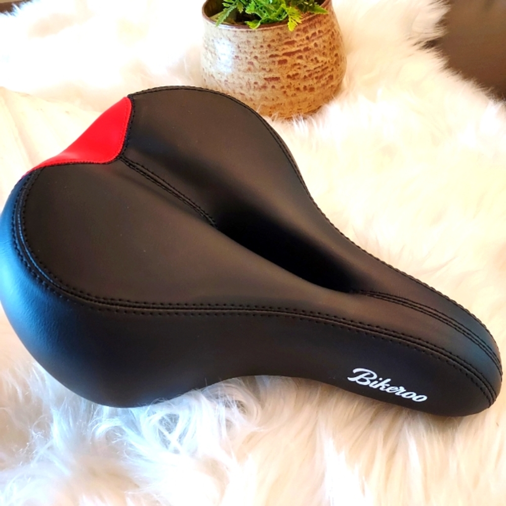 Ladies Comfort Bike Seat by Bikeroo: Sized for a Women.